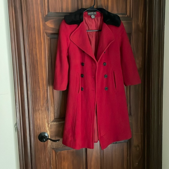 Copper Key Other - Wool Coat by Copper Key. Size 8 or XS size.  Comes with a matching wool hat.